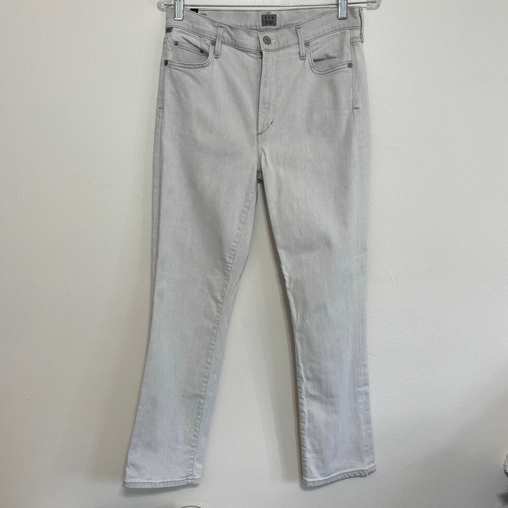 Citizens of Humanity Cara High Rise Ankle Jeans Gray 30
